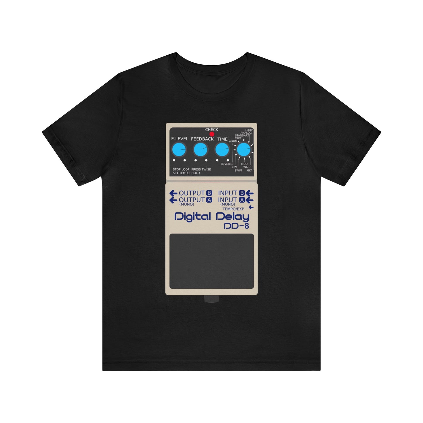 Boss Digital Delay DD-8 Guitar Effect Pedal T-Shirt