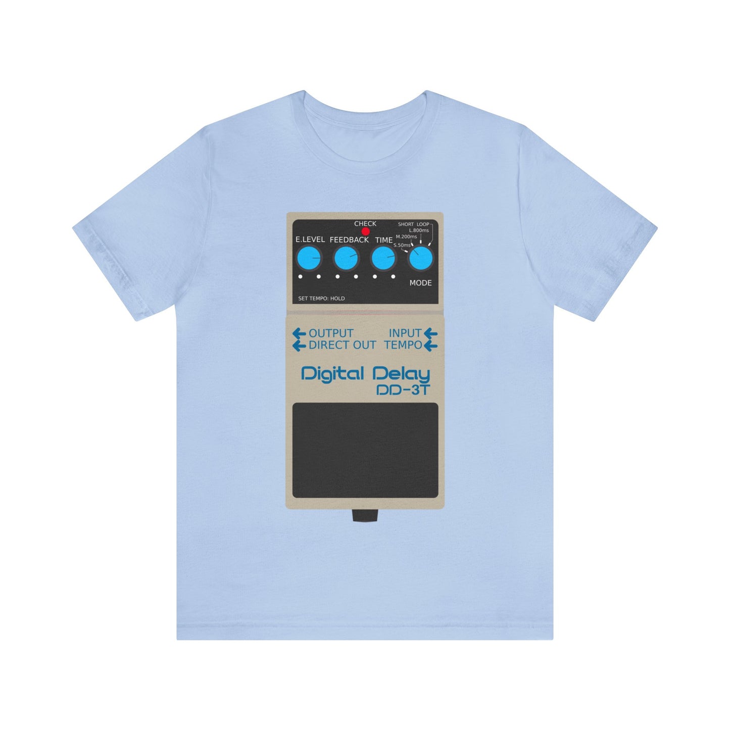 Boss Digital Delay DD-3 Guitar Effect Pedal T-Shirt