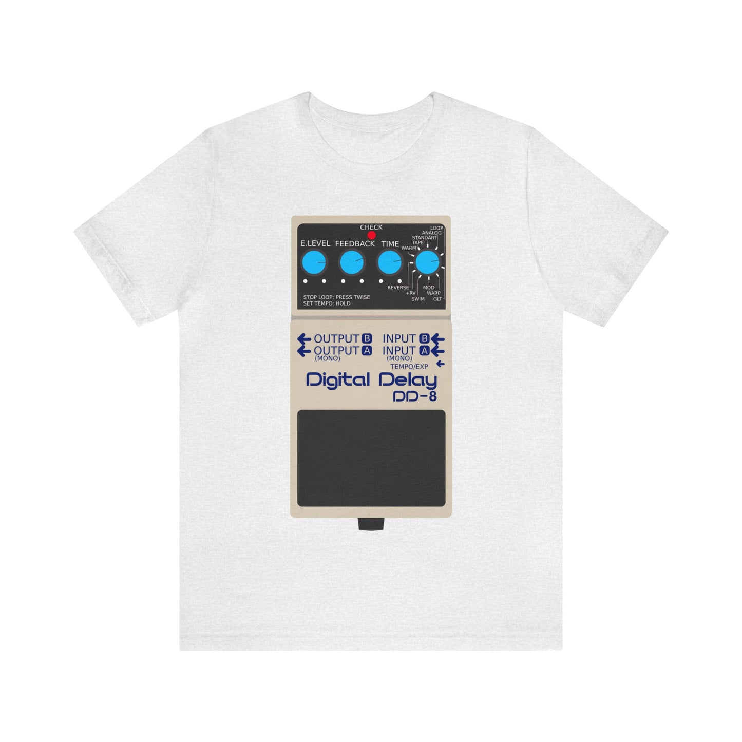 Boss Digital Delay DD-8 Guitar Effect Pedal T-Shirt