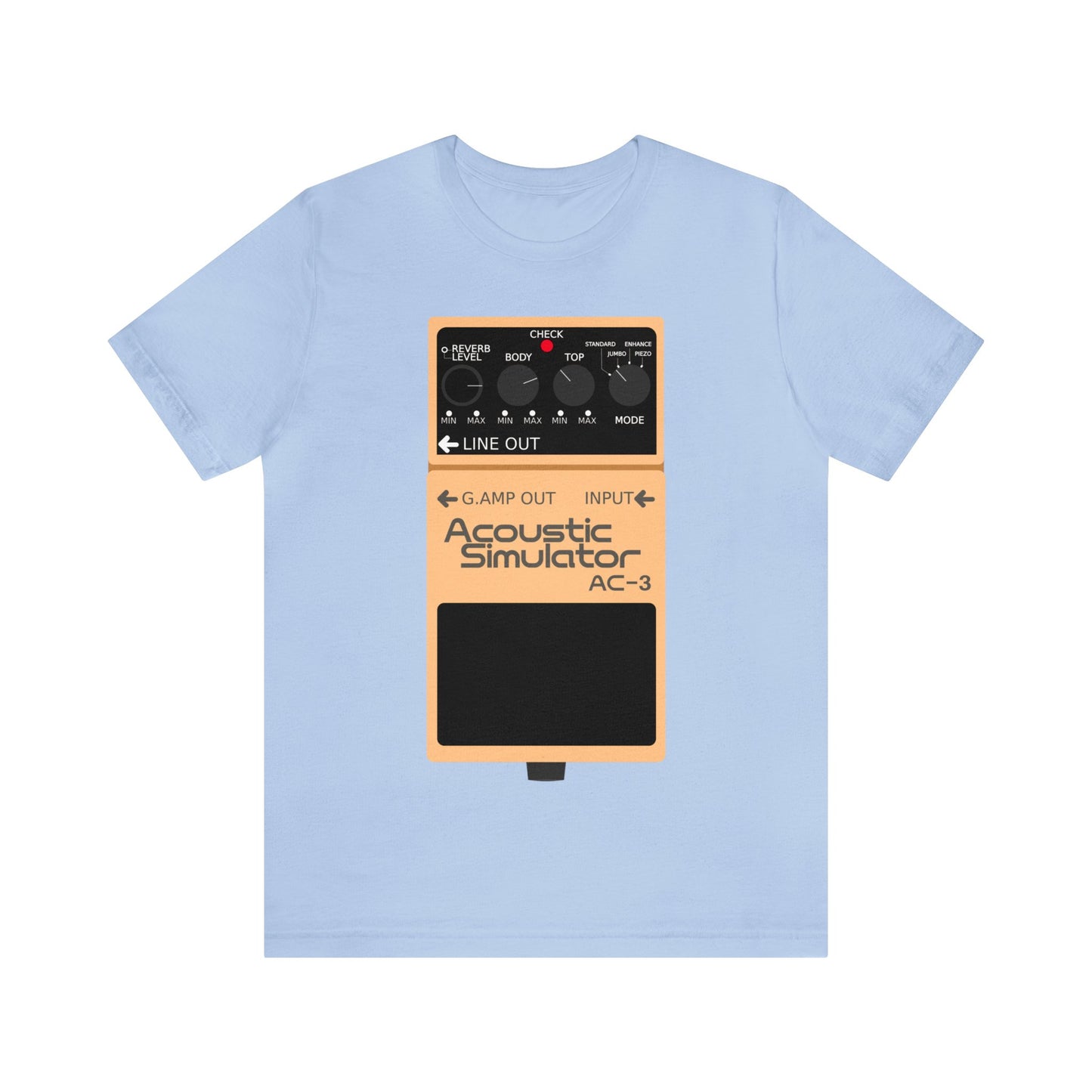 Boss Acoustic Simulator AC-3 Guitar Effect Pedal T-Shirt