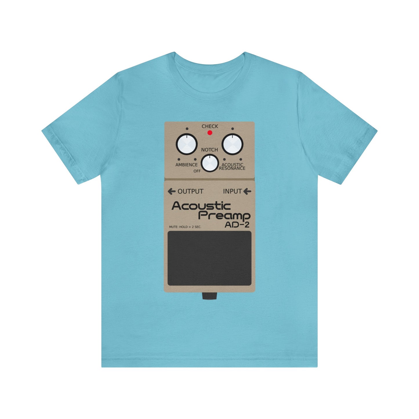 Boss Acoustic Preamp AD-2 Guitar Effect Pedal T-Shirt