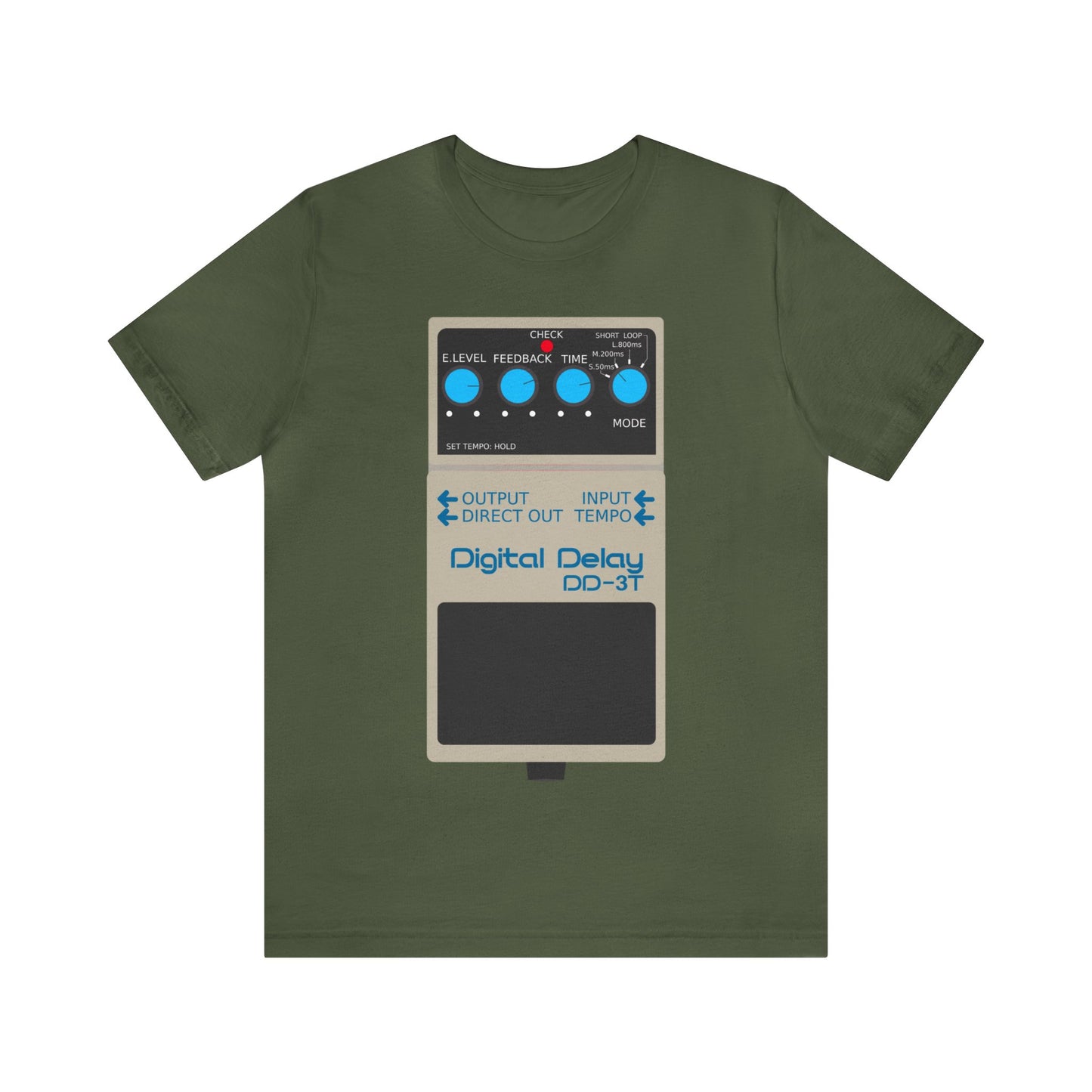 Boss Digital Delay DD-3 Guitar Effect Pedal T-Shirt