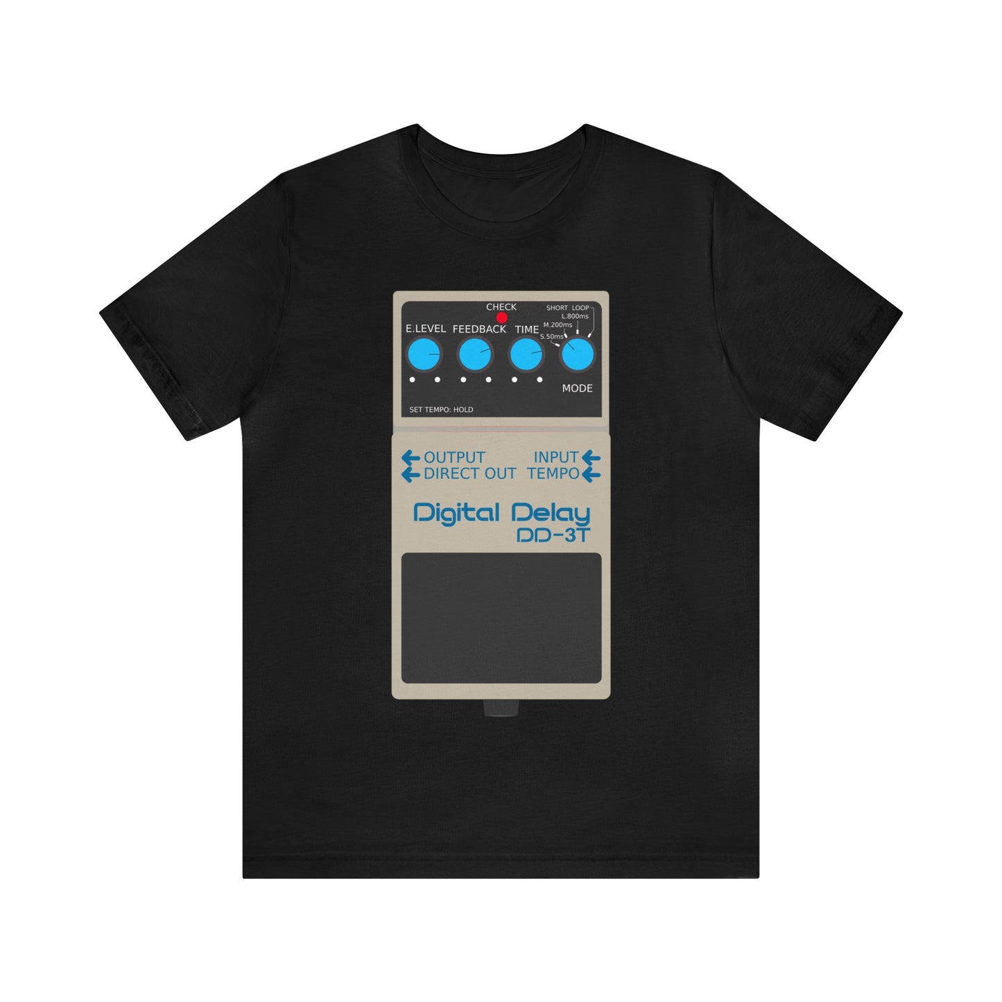 Boss Digital Delay DD-3 Guitar Effect Pedal T-Shirt