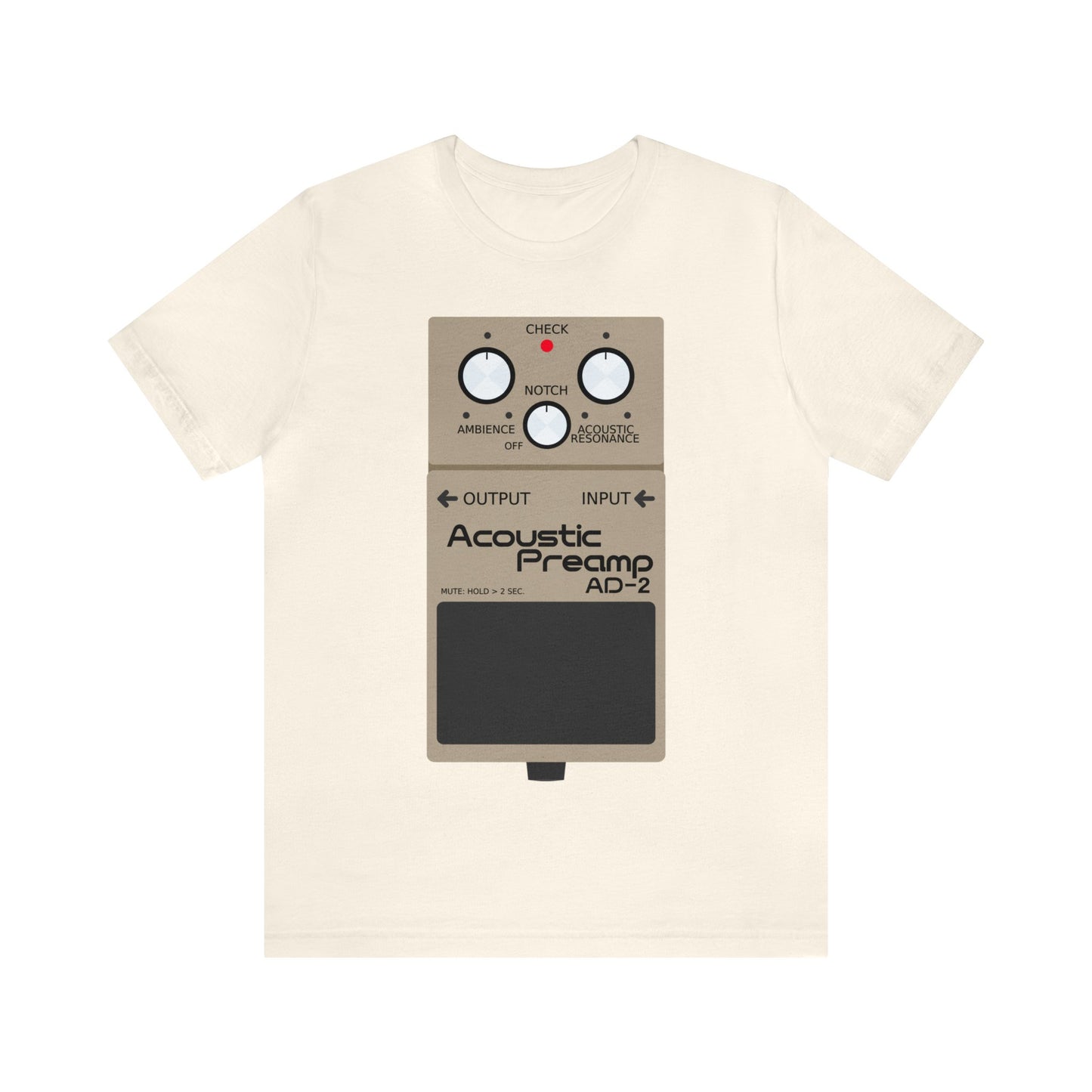 Boss Acoustic Preamp AD-2 Guitar Effect Pedal T-Shirt