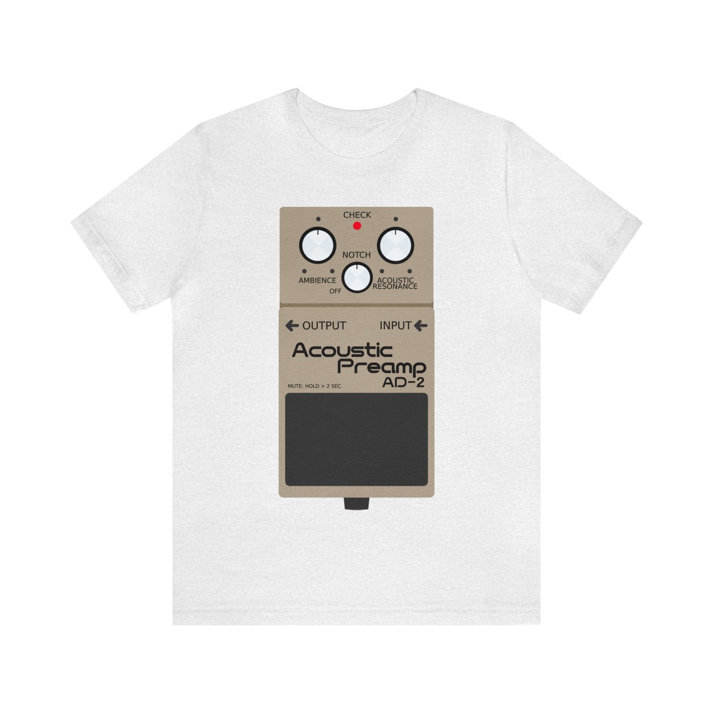 Boss Acoustic Preamp AD-2 Guitar Effect Pedal T-Shirt