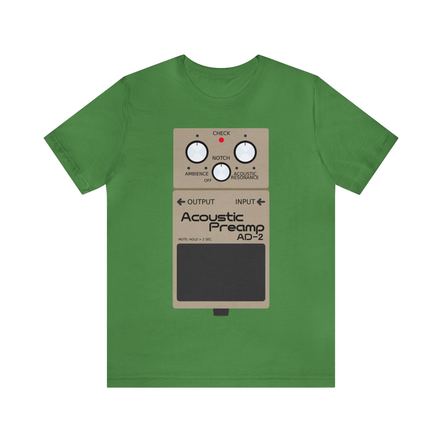 Boss Acoustic Preamp AD-2 Guitar Effect Pedal T-Shirt