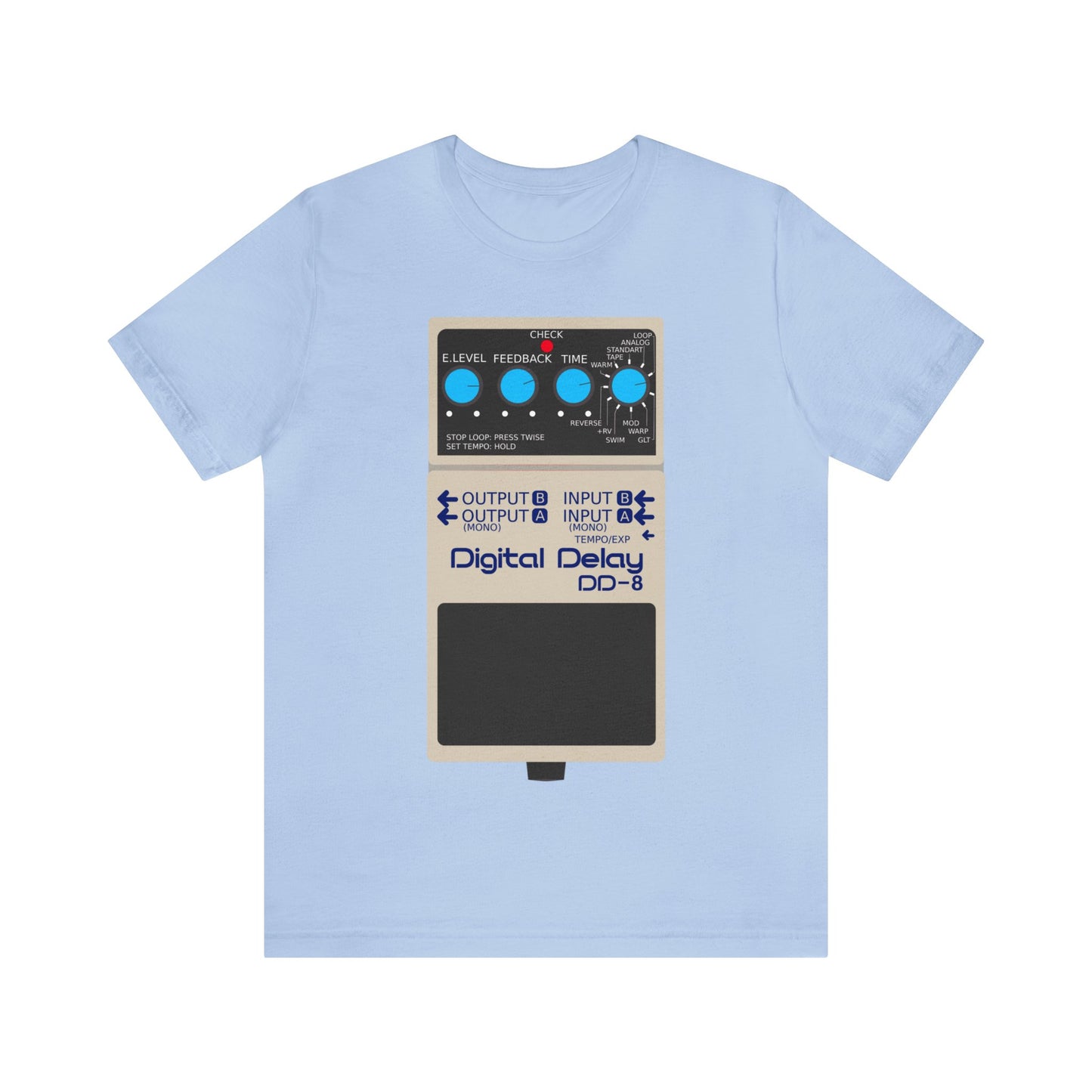 Boss Digital Delay DD-8 Guitar Effect Pedal T-Shirt