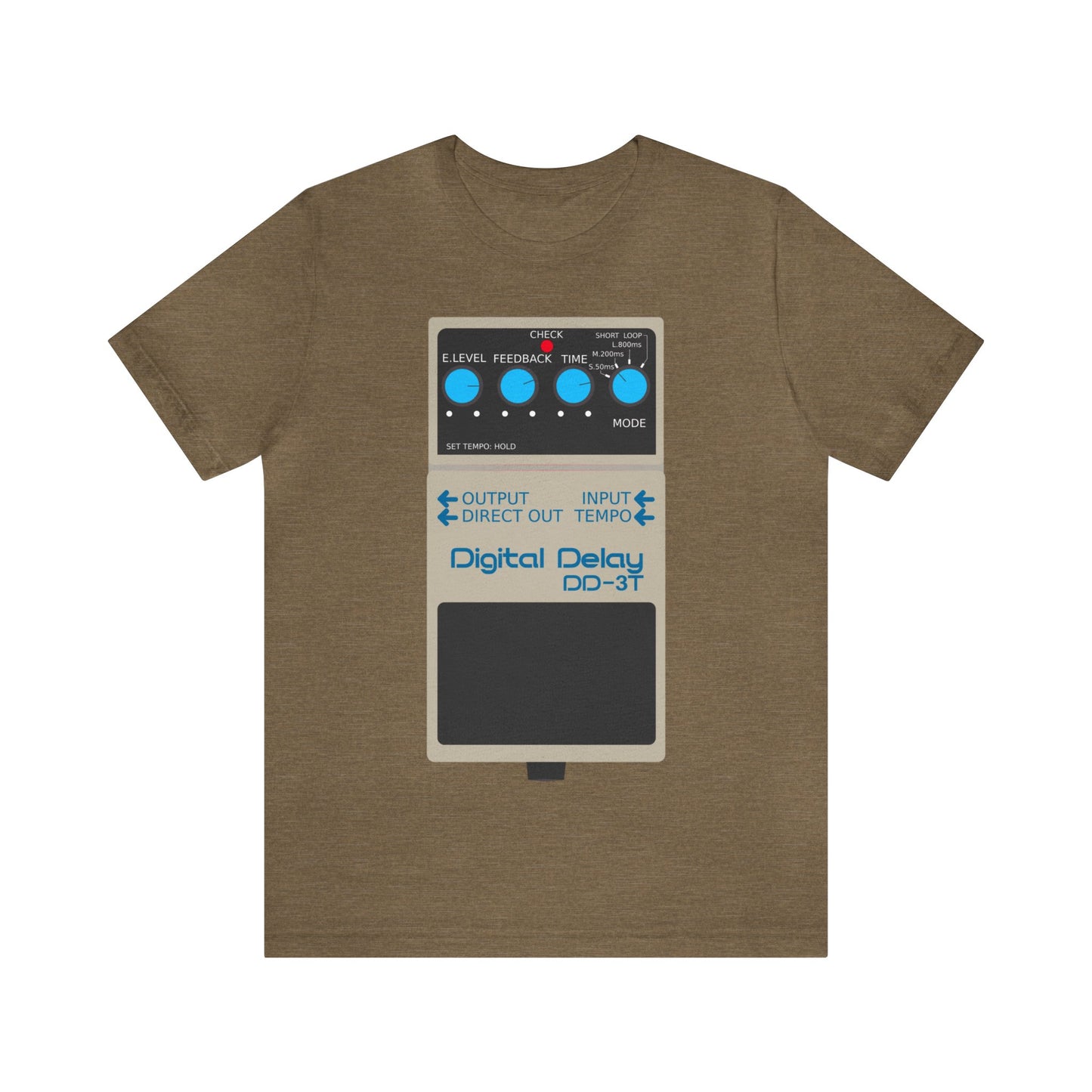 Boss Digital Delay DD-3 Guitar Effect Pedal T-Shirt