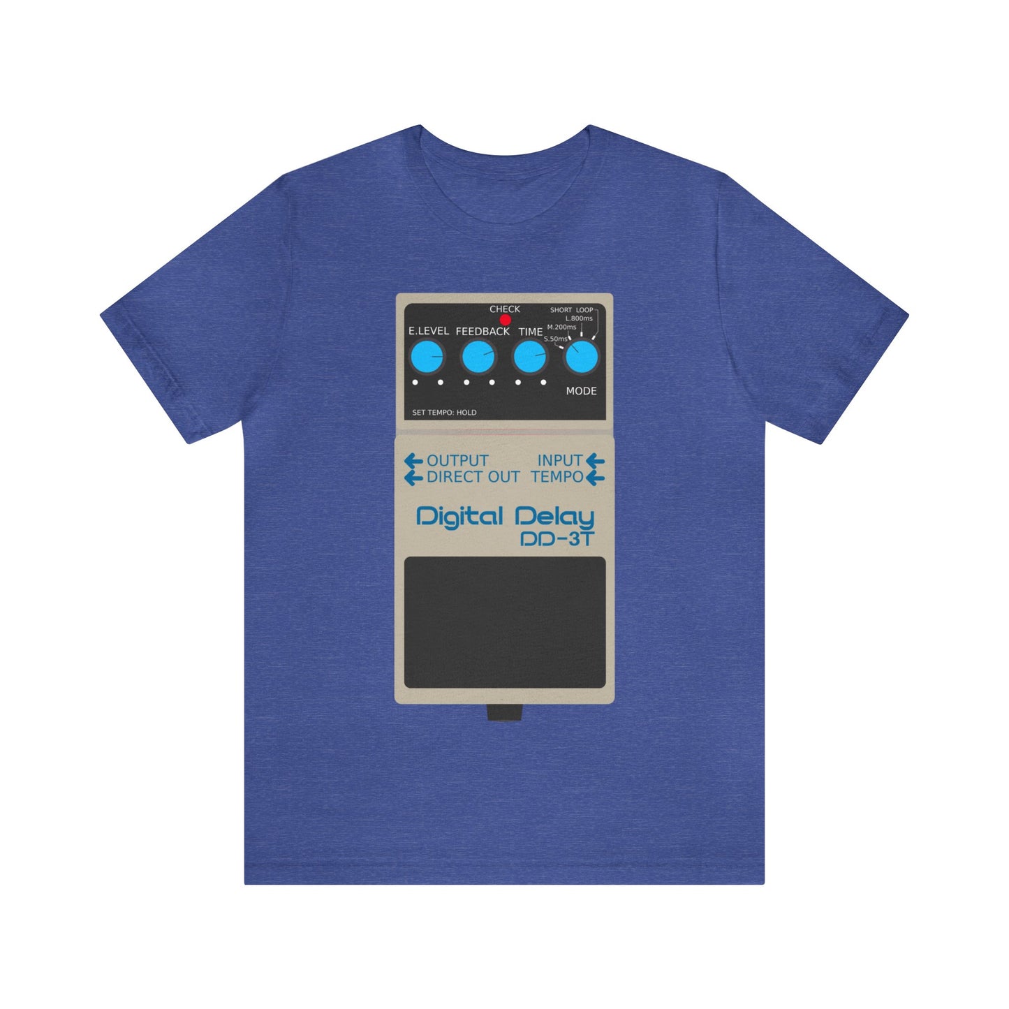 Boss Digital Delay DD-3 Guitar Effect Pedal T-Shirt