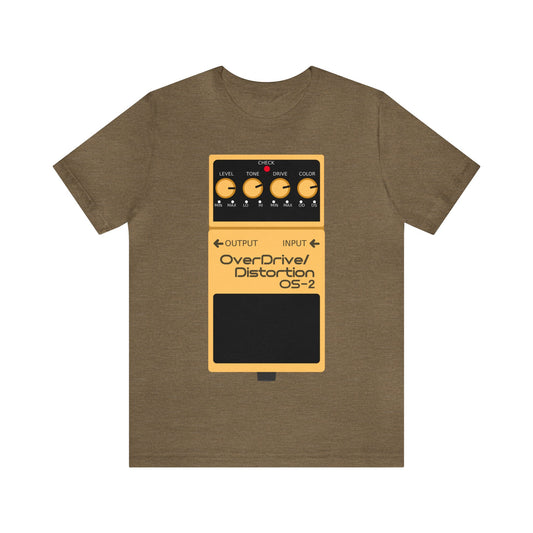 Boss OverDrive-Distortion OS-2 Guitar Effect Pedal T-Shirt