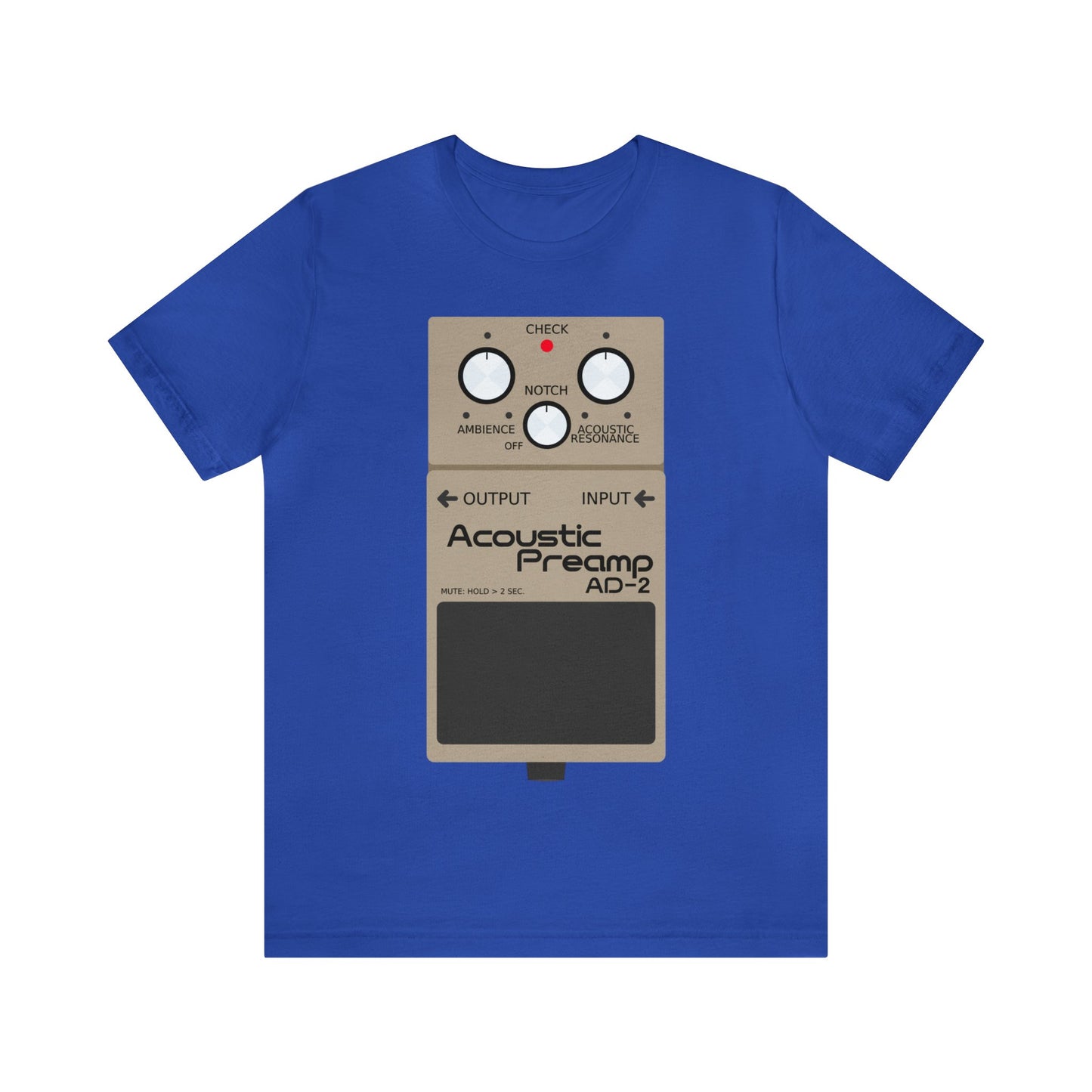 Boss Acoustic Preamp AD-2 Guitar Effect Pedal T-Shirt