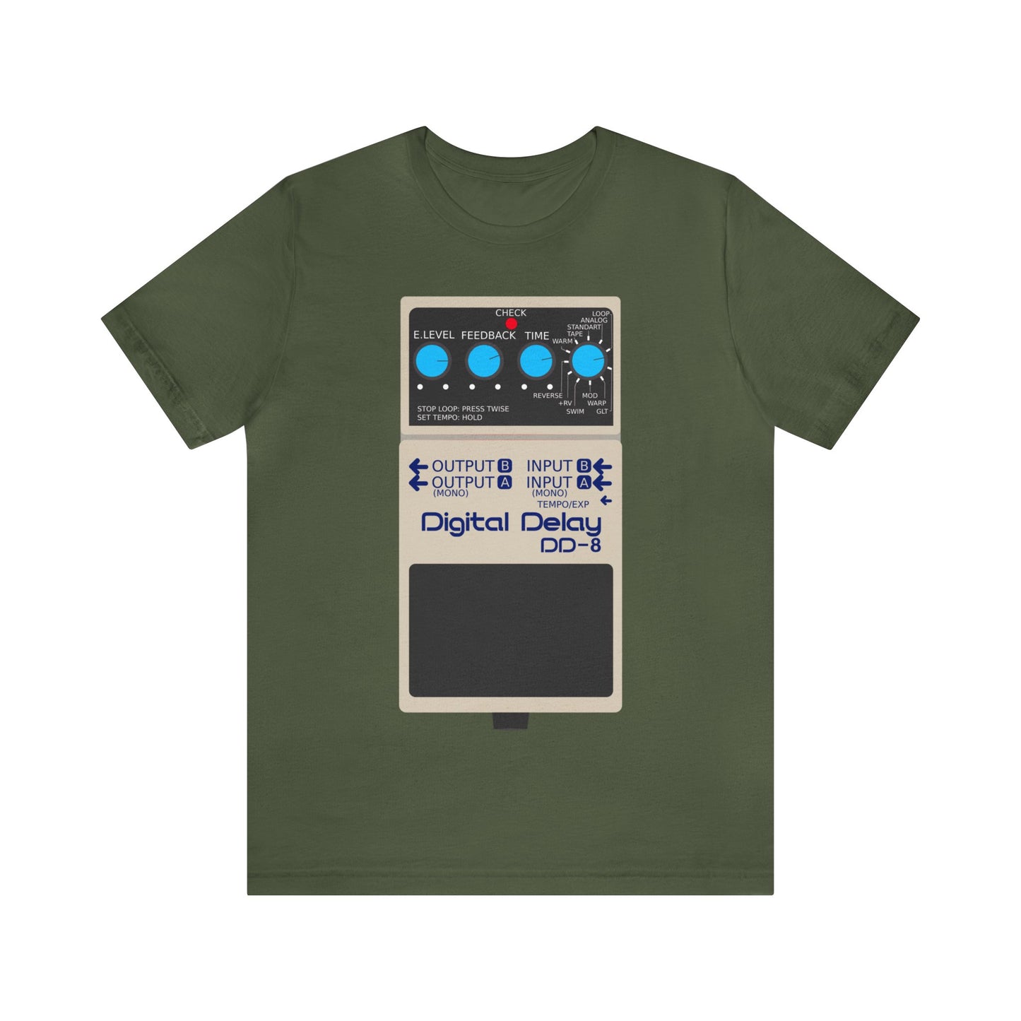 Boss Digital Delay DD-8 Guitar Effect Pedal T-Shirt